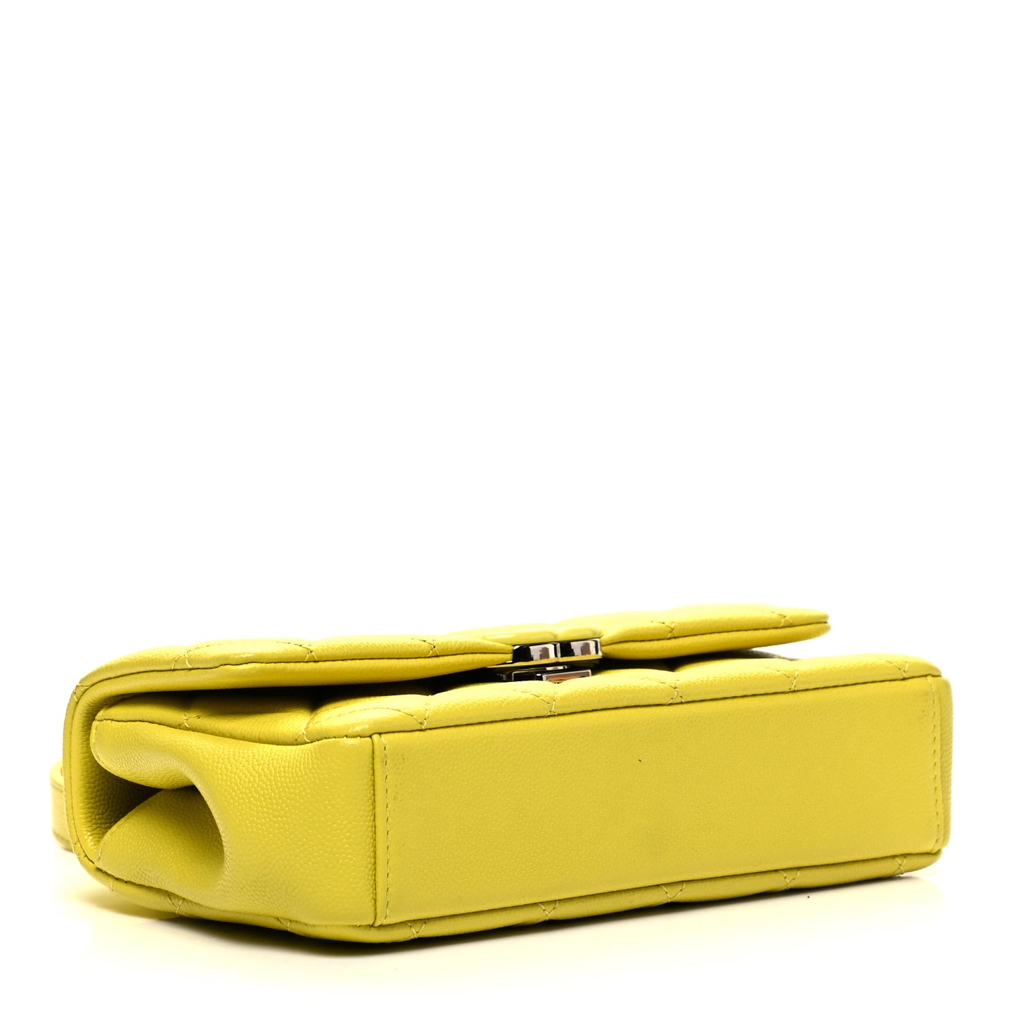 Caviar Quilted My Everything Small Flap Yellow