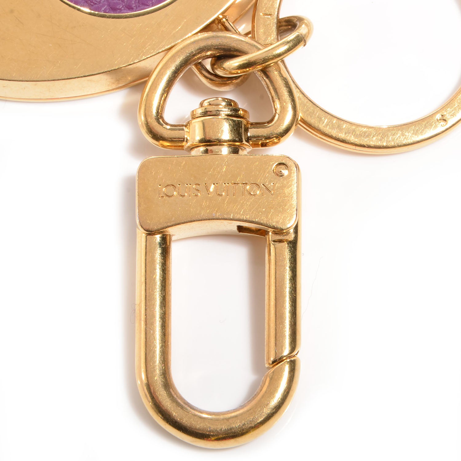 Louis Vuitton Posy Bag Charm Key Holder Amethyste 3 of 5