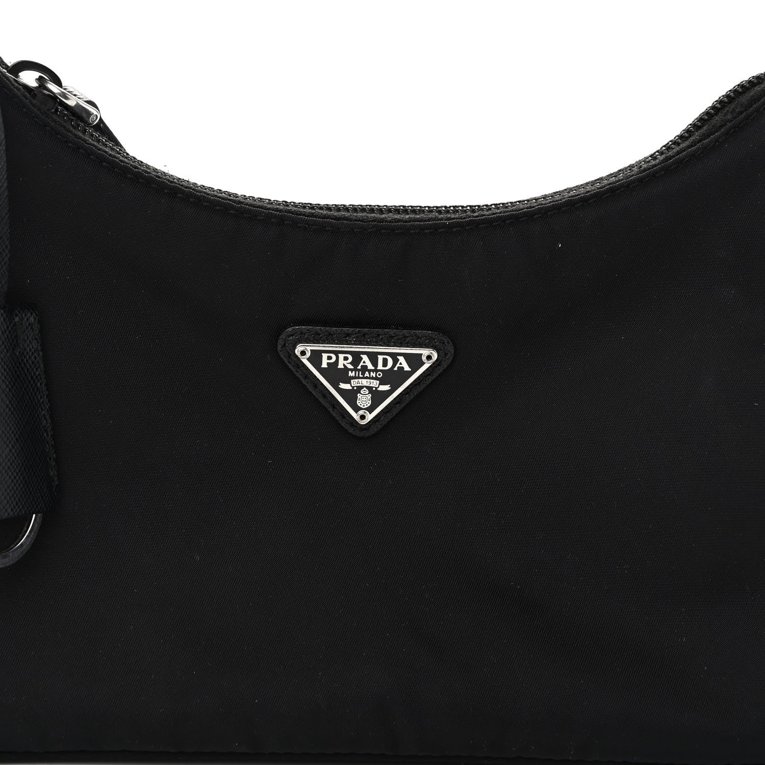 Prada Tessuto Nylon Mini Re-Edition 2000 Bag Black 7 of 9