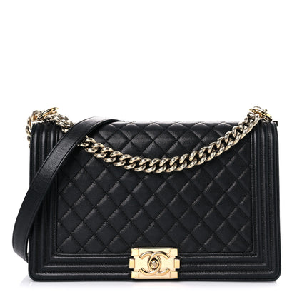 Chanel Caviar Quilted New Medium Boy Flap Black 1 of 16