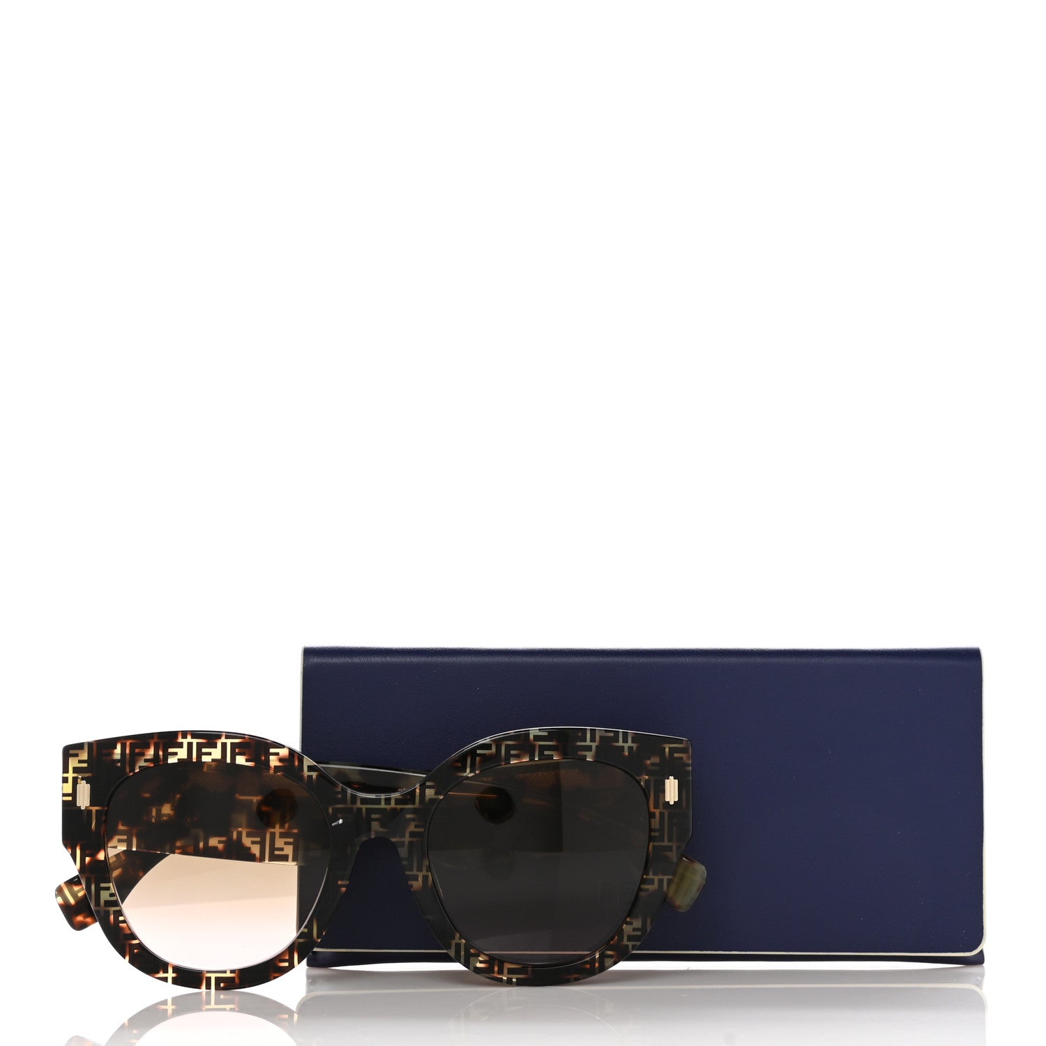 Fendi Acetate All Over FF Sunglasses FF 0452/F/S Tortoise 7 of 7