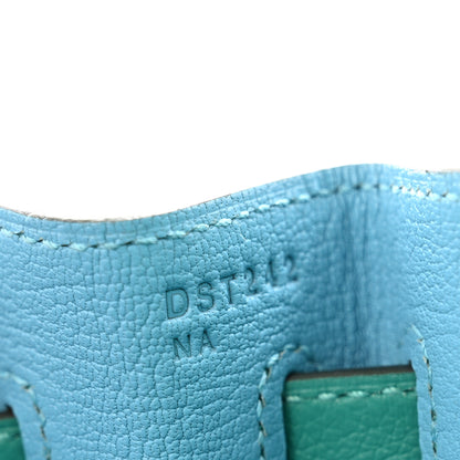 Hermes Evercolor Verso Kelly Retourne 32 Vert Verone Bleu Du Nord 7 of 13