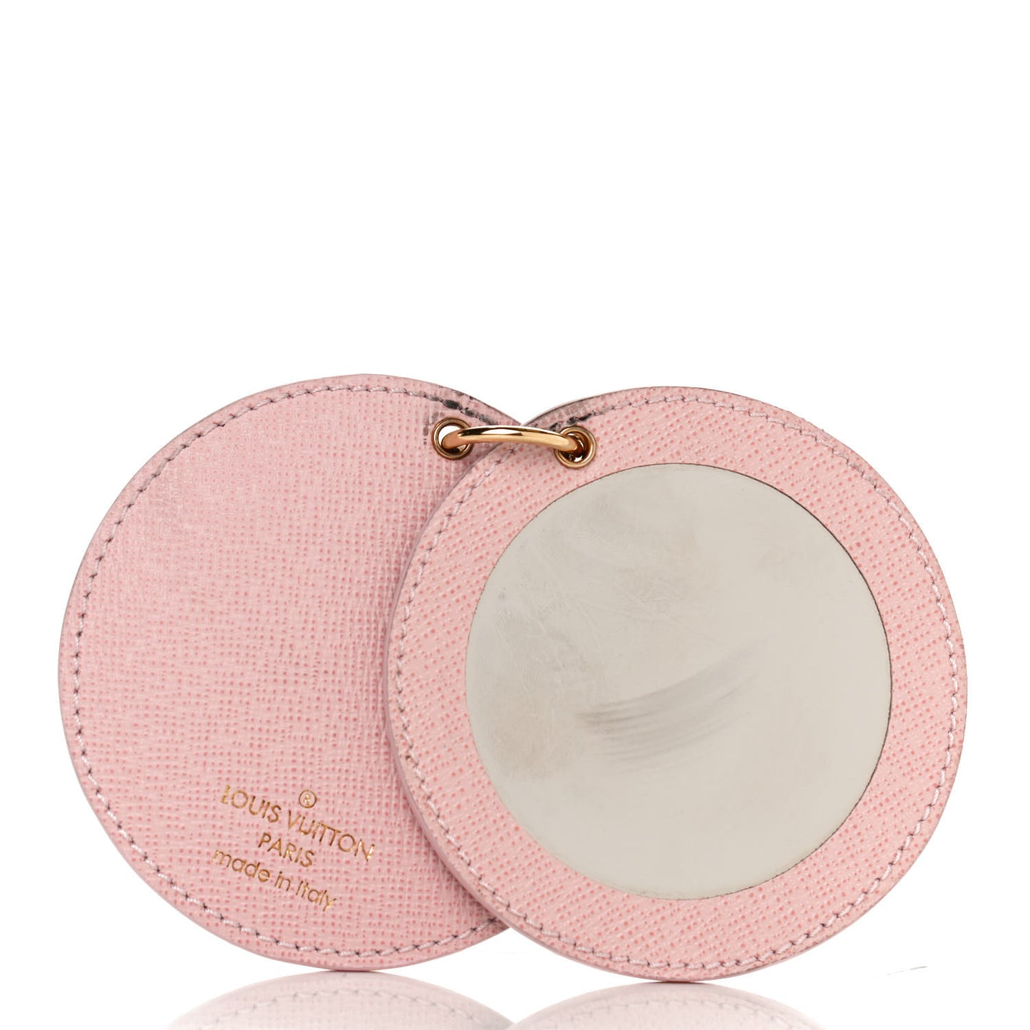Monogram LV Mirror Bag Charm Key Holder Rose Ballerine