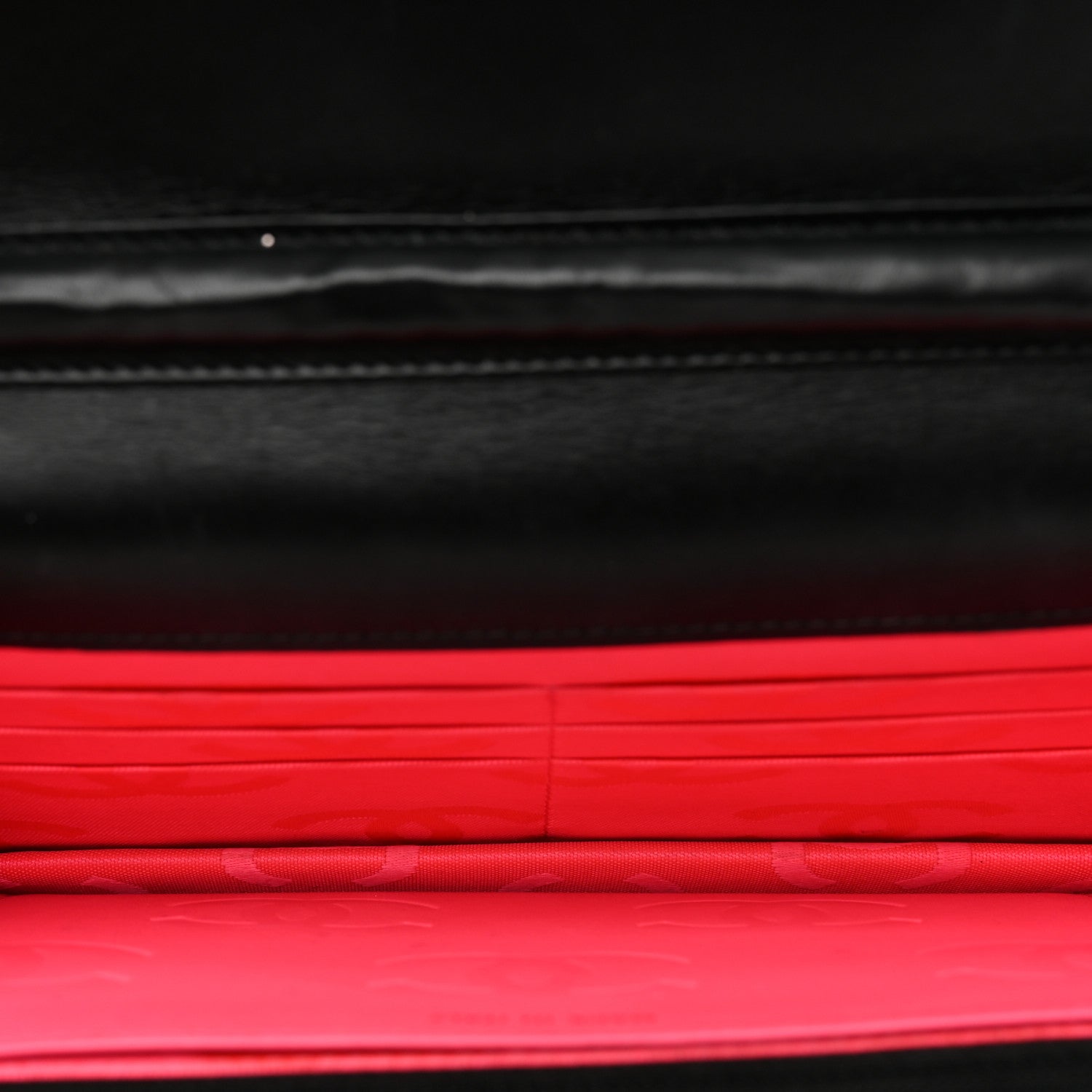Chanel Calfskin Quilted Cambon Wallet on Chain WOC Black 6 of 15