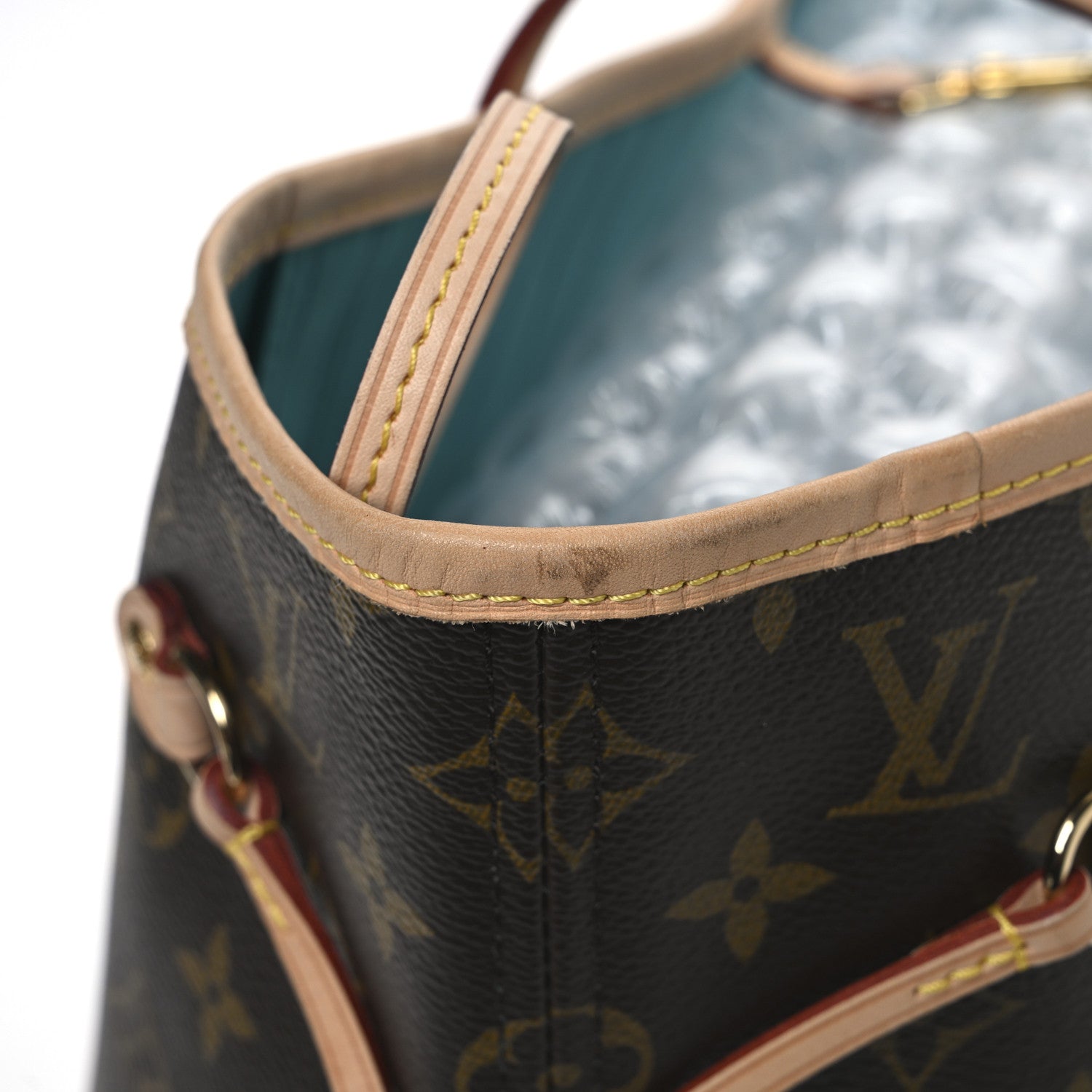 Louis Vuitton Monogram V Neverfull MM Turquoise 21 of 21