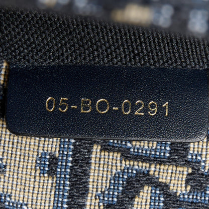 Christian Dior Oblique 30 Montaigne Chain Flap Bag Blue 7 of 13
