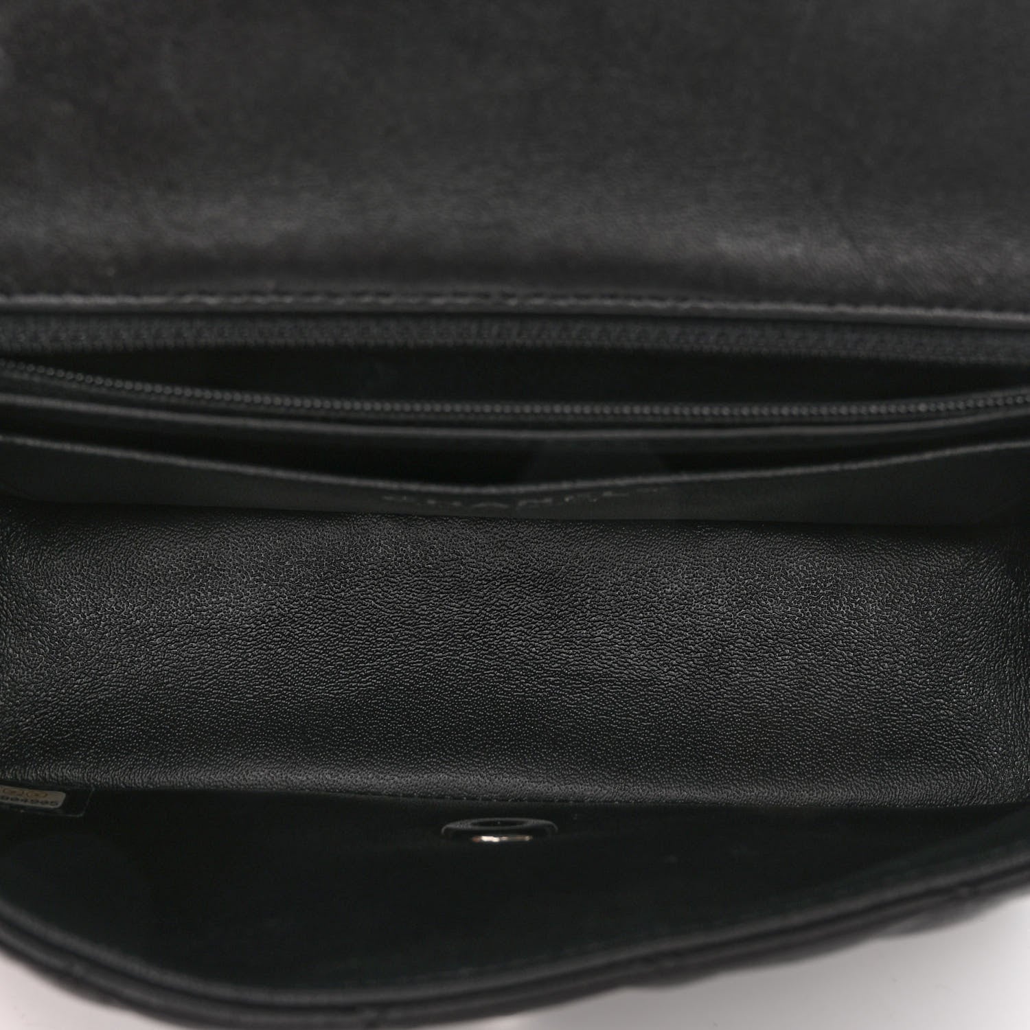 Chanel Lambskin Quilted Mini Rectangular Flap Black 5 of 10