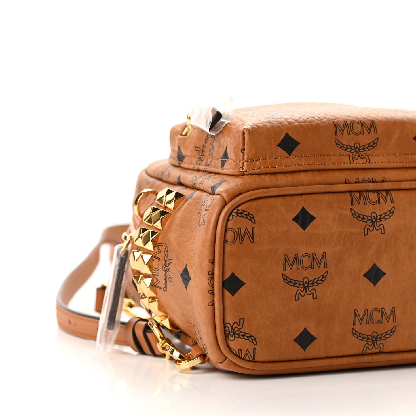 Visetos Side Stud X-Mini Stark Backpack Cognac