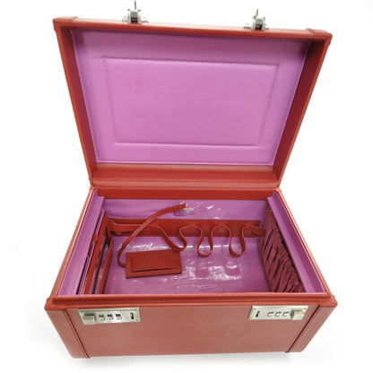 Prada Saffiano Beauty Da Viaggio Cosmetic Train Case 7 of 9