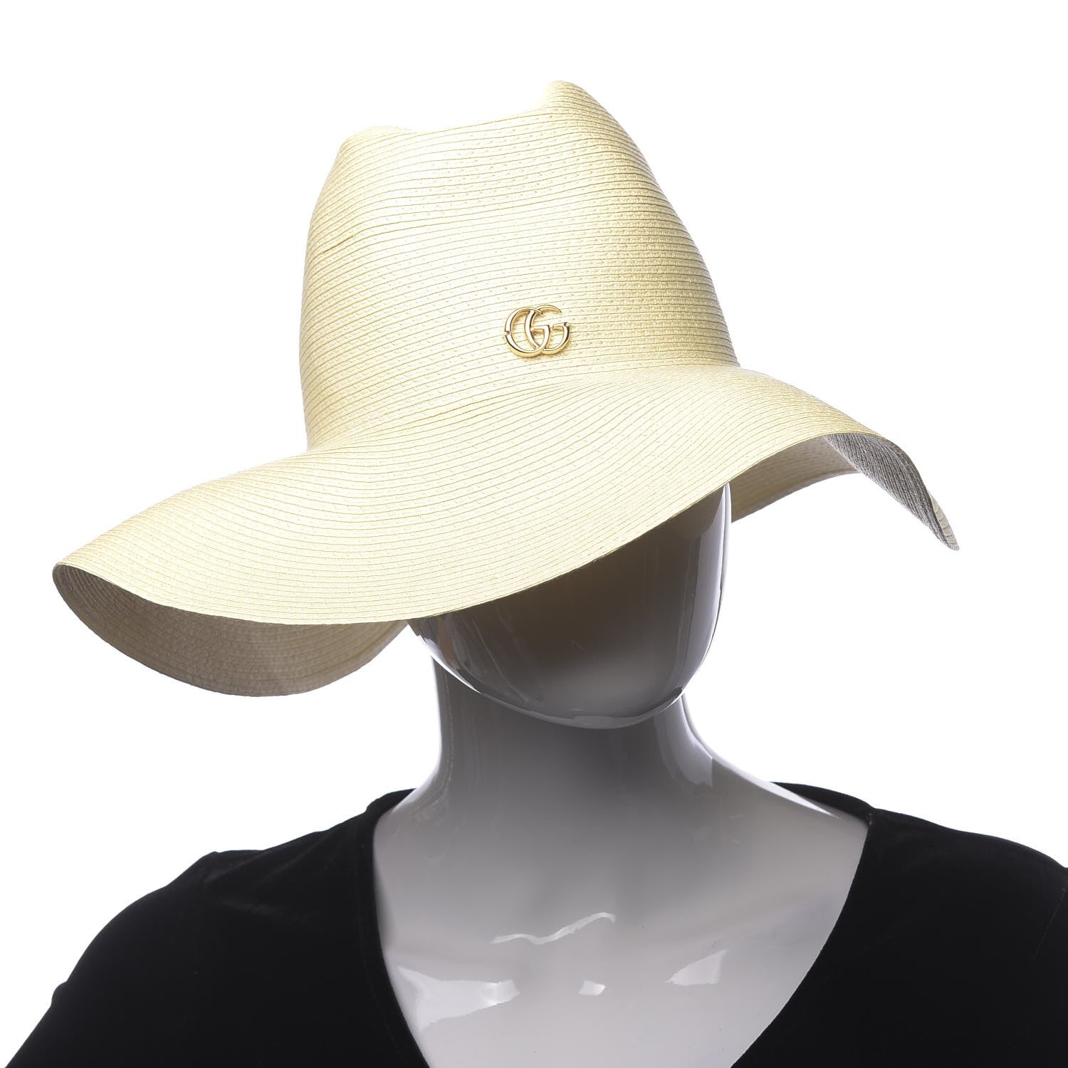 Gucci Raffia Double G Bucket Hat S Ivory 2 of 7