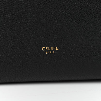 Celine Soft Grained Calfskin Small Sangle Bucket Bag Black 6 of 8