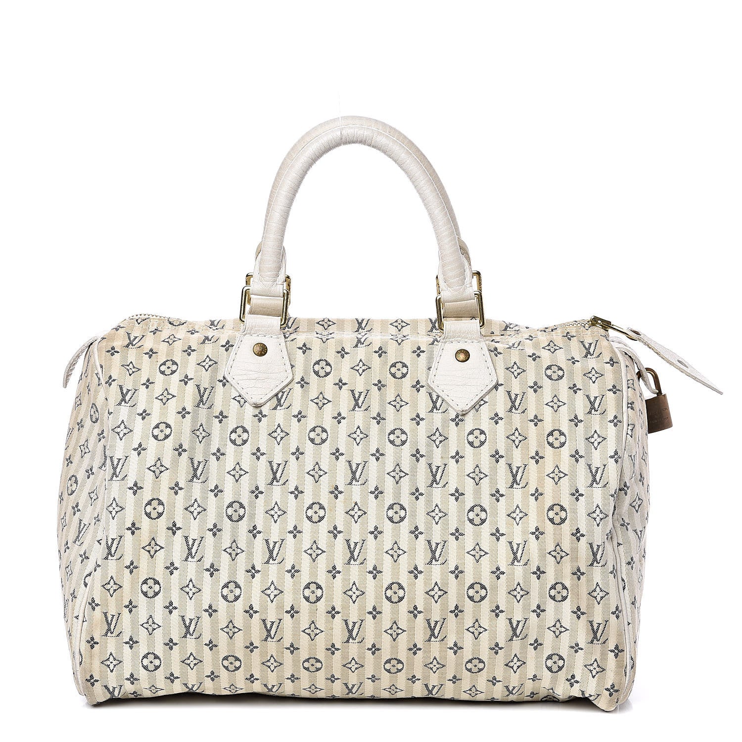 Louis Vuitton Mini Lin Croisette Speedy 30 Blue 1 of 15