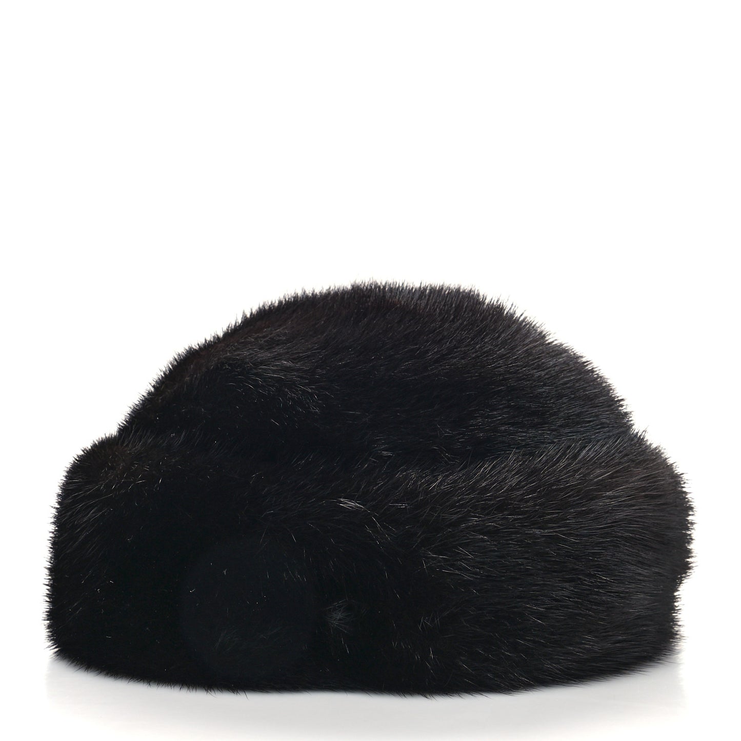 Mink Fur Hat 59 Black