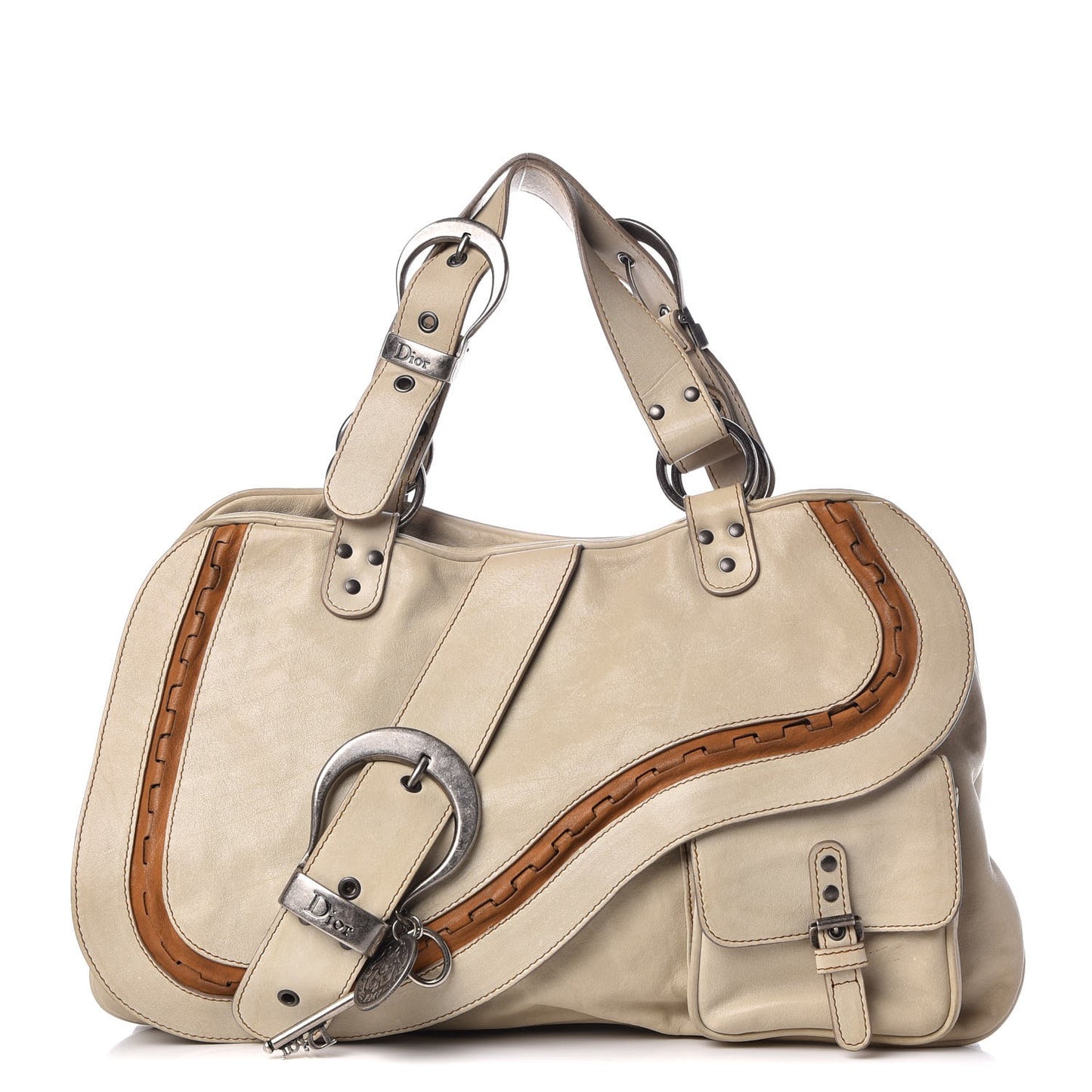 Calfskin Medium Gaucho Double Saddle Bag