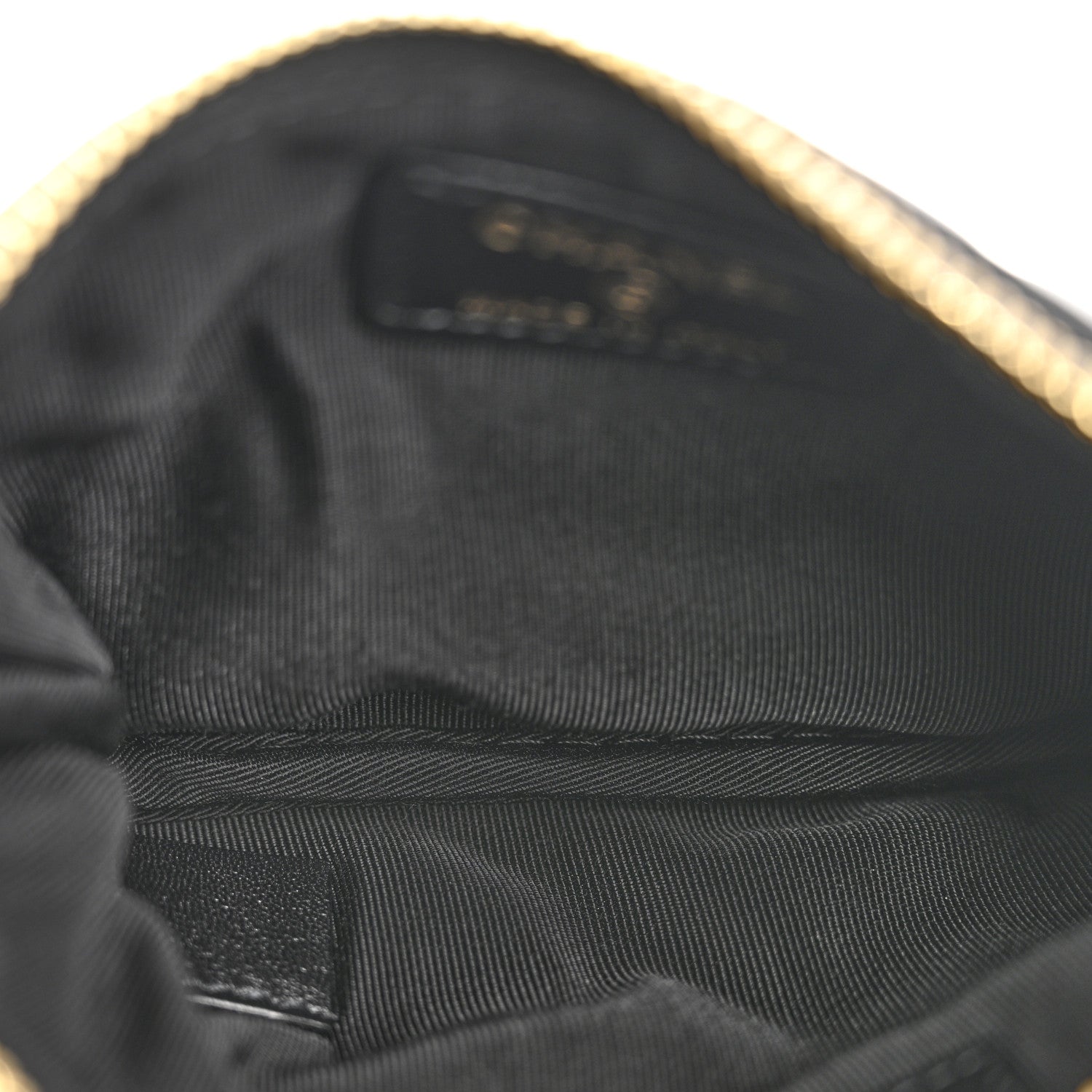 Chanel Lambskin Quilted Small No. 5 Cosmetic Case Black 5 of 9