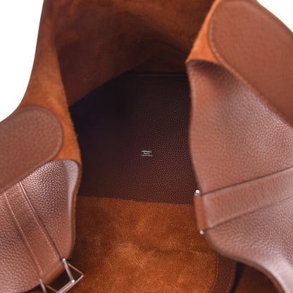 Hermes Taurillon Clemence Picotin Lock TGM Marron D'Inde 5 of 13