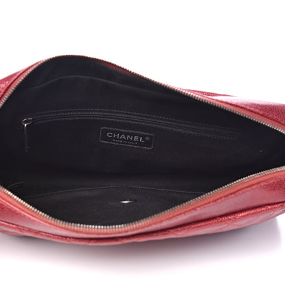 Chanel Caviar Quilted Jumbo Easy Flap Red 4 of 13