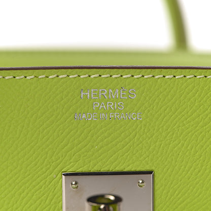 Hermes Epsom Candy Birkin 35 Kiwi Lichen 6 of 41