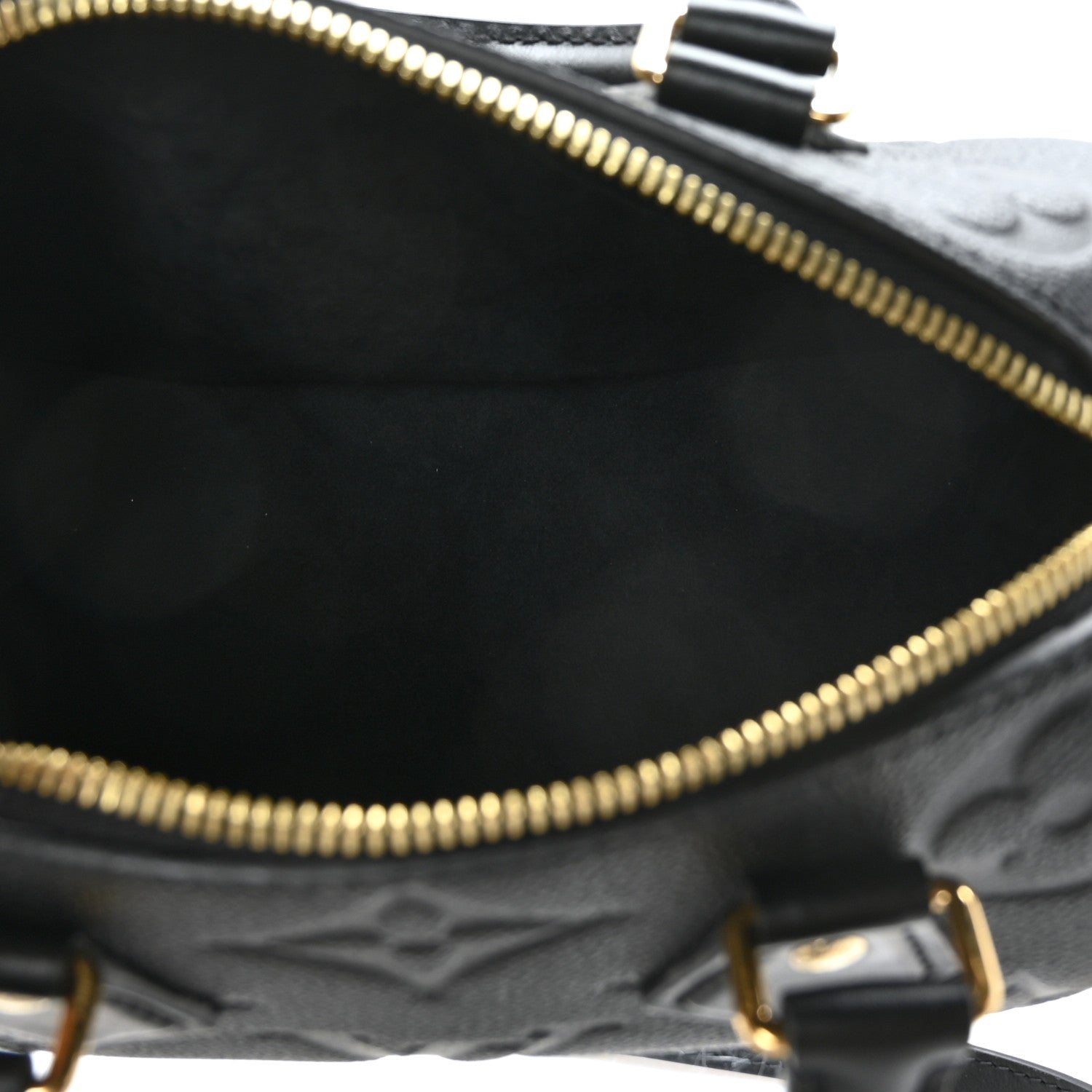 Louis Vuitton Empreinte Monogram Giant Speedy Bandouliere 20 Black 5 of 10