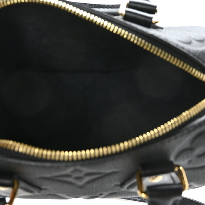 Louis Vuitton Empreinte Monogram Giant Speedy Bandouliere 20 Black 5 of 10