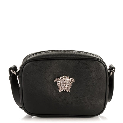 Versace Grained Calfskin Palazzo Camera Bag Black 1 of 6