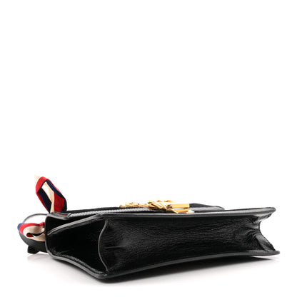 Gucci Velvet GG Monogram Small Sylvie Shoulder Bag Black 4 of 10
