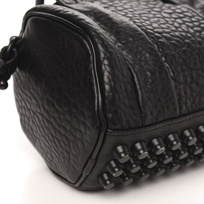 Alexander Wang Pebbled Lambskin Mini Rockie Black Matte Black Hardware 7 of 10