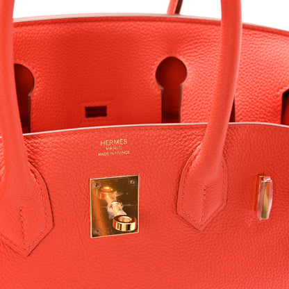 Hermes Togo Birkin 30 Capucine 6 of 11