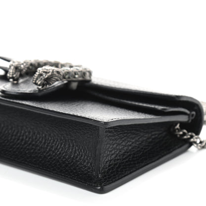 Gucci Calfskin Super Mini Dionysus Shoulder Bag Black 8 of 8