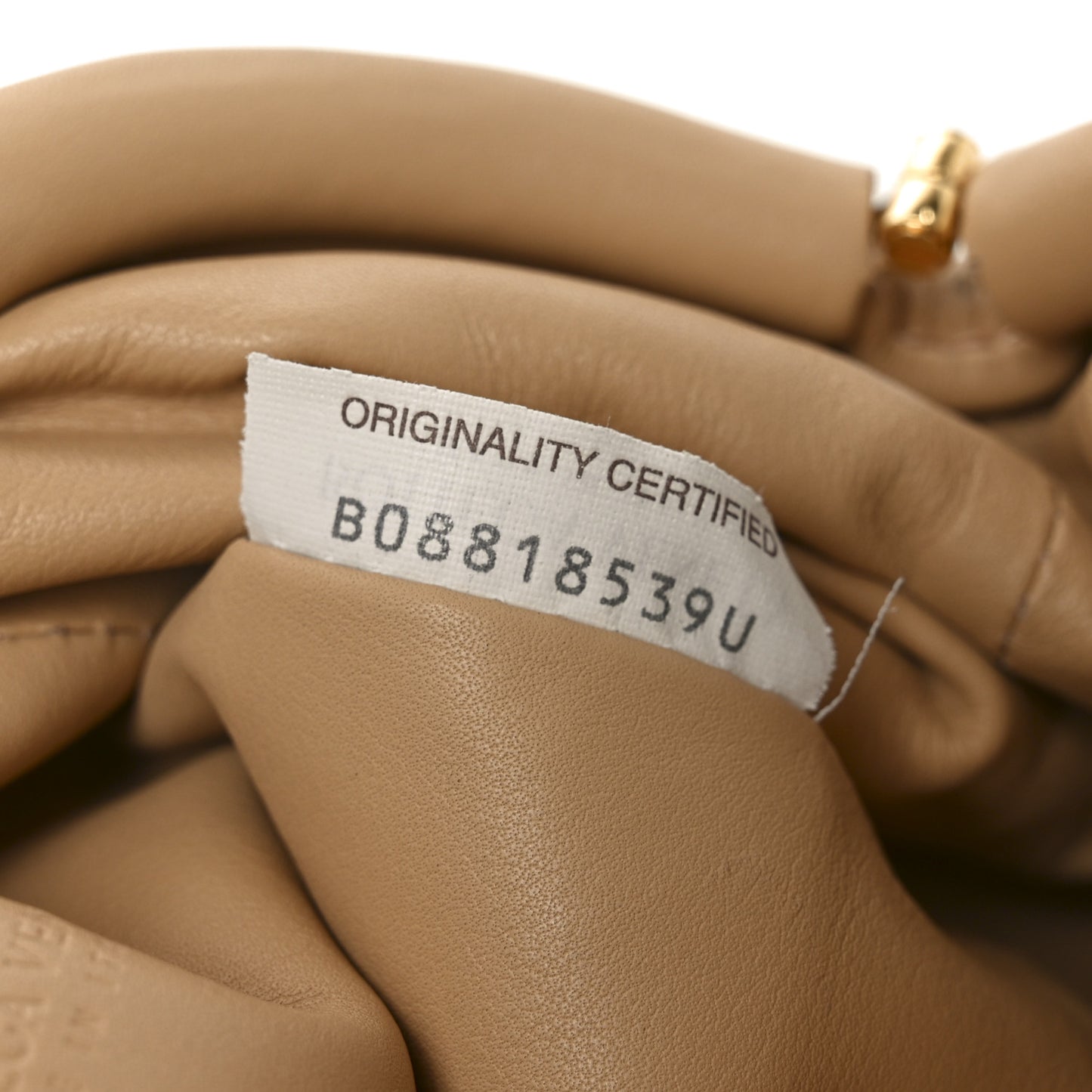 Butter Calfskin The Mini Pouch Almond