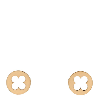 Louis Vuitton 18K Yellow Gold Empreinte Ear Studs Earrings 1 of 5