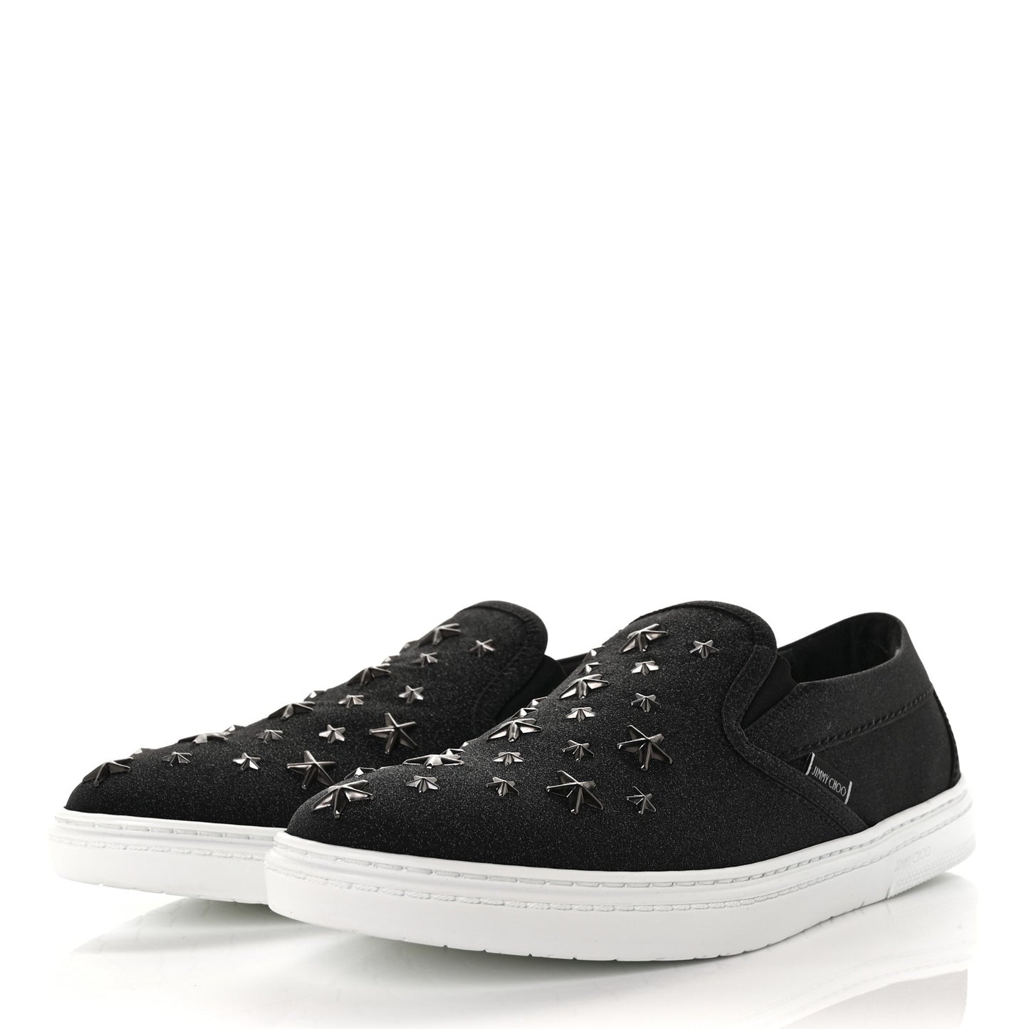 Fine Glitter Suede Mens Grove Sneakers 41.5 Black