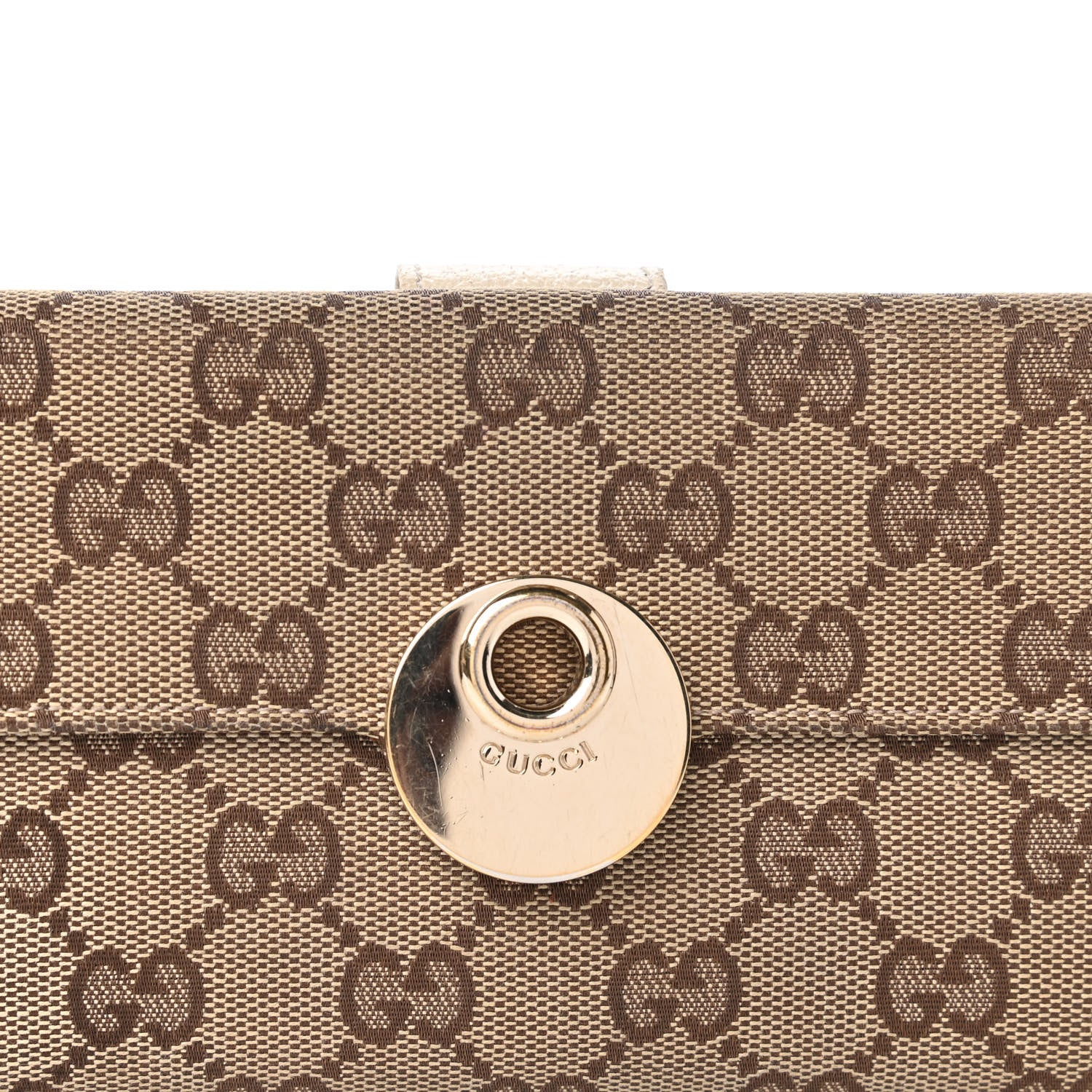 Gucci Monogram Eclipse Continental Wallet Off White 11 of 14