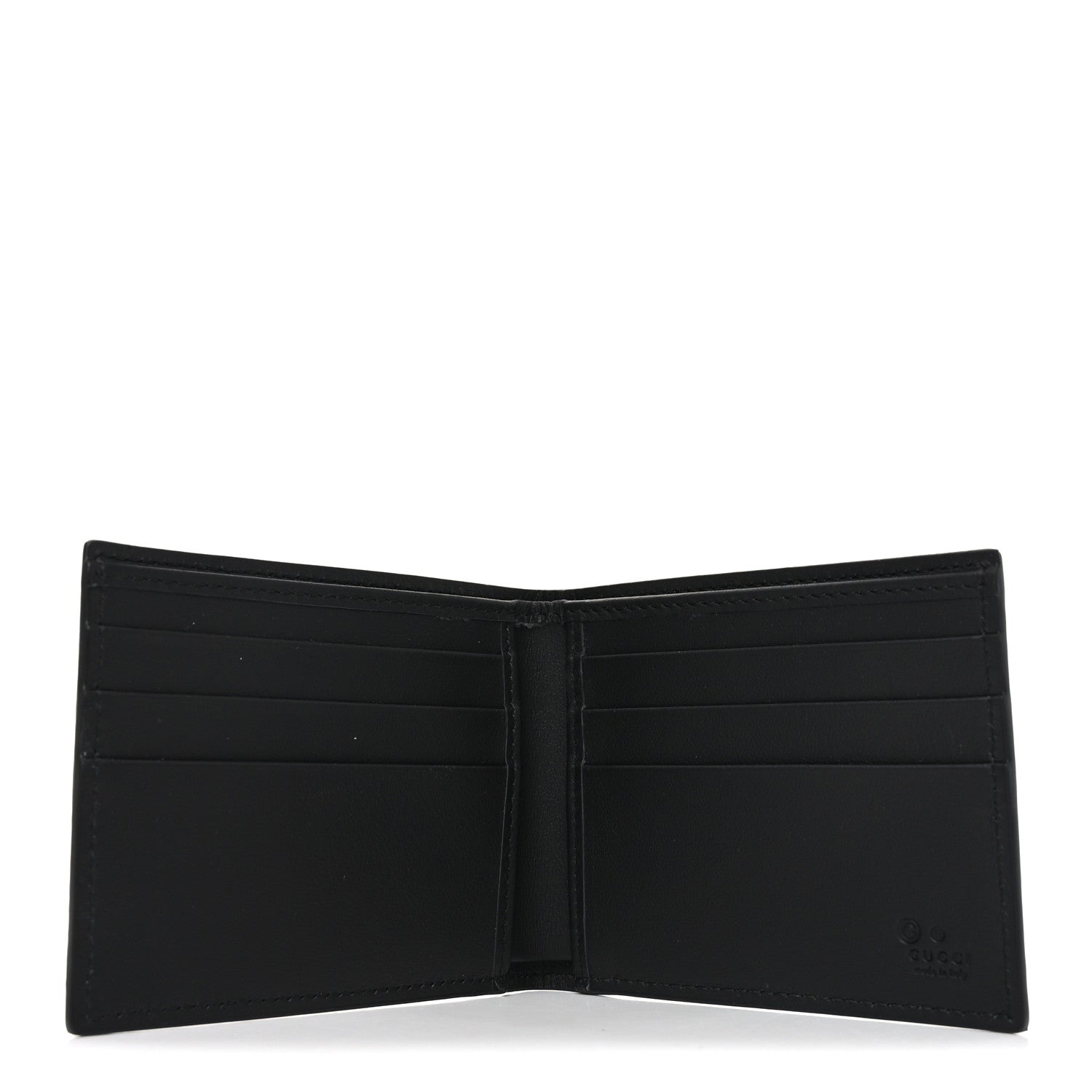 Gucci Microguccissima Bi-Fold Wallet Black 5 of 7
