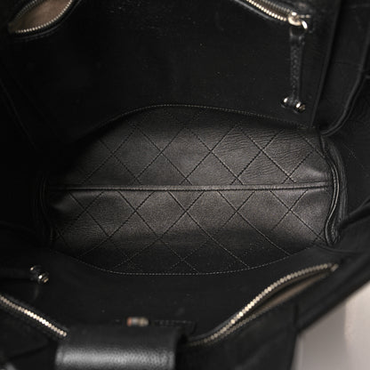 Chanel Caviar Stitched Medium Lady Coco Shopping Tote Black 5 of 11