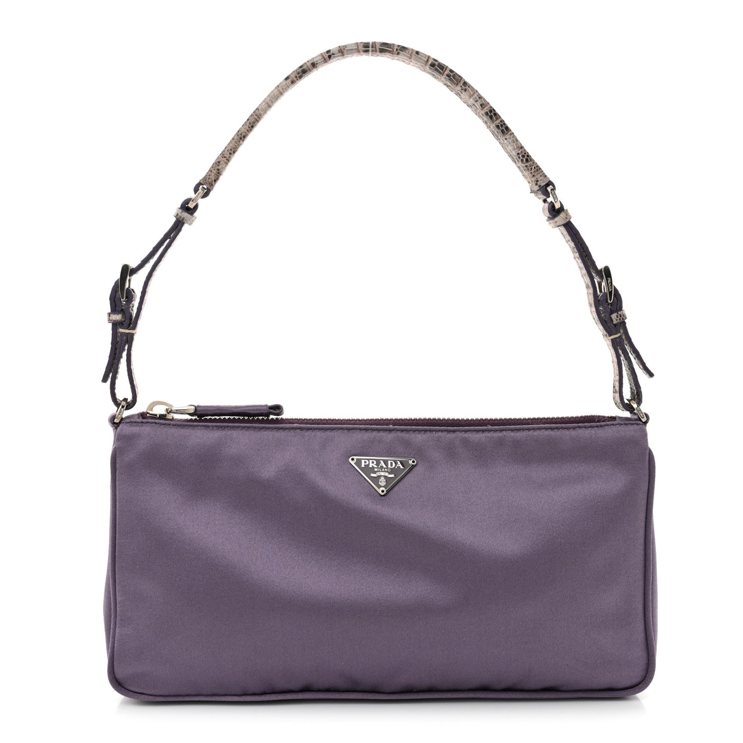 Satin Raso Shoulder Bag Glicine