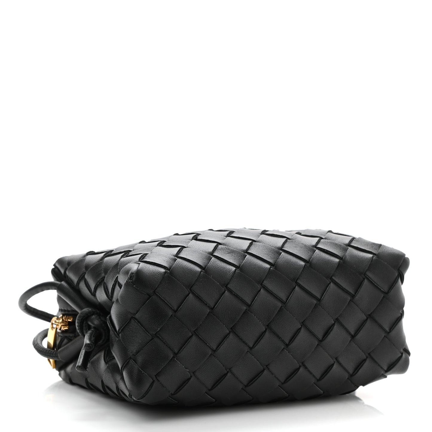 Nappa Intrecciato Mini Loop Camera Bag Black