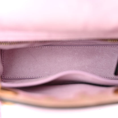 Christian Dior Metallic Glazed Calfskin Mini Lady Dior Pink 6 of 11