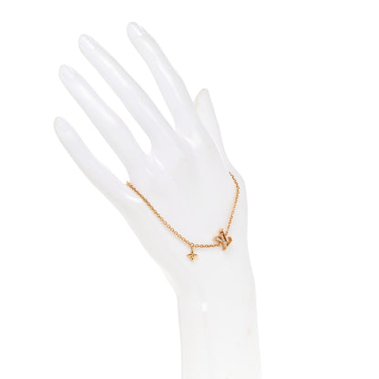 Louis Vuitton Metal Crystal LV Iconic Bracelet Gold 2 of 6
