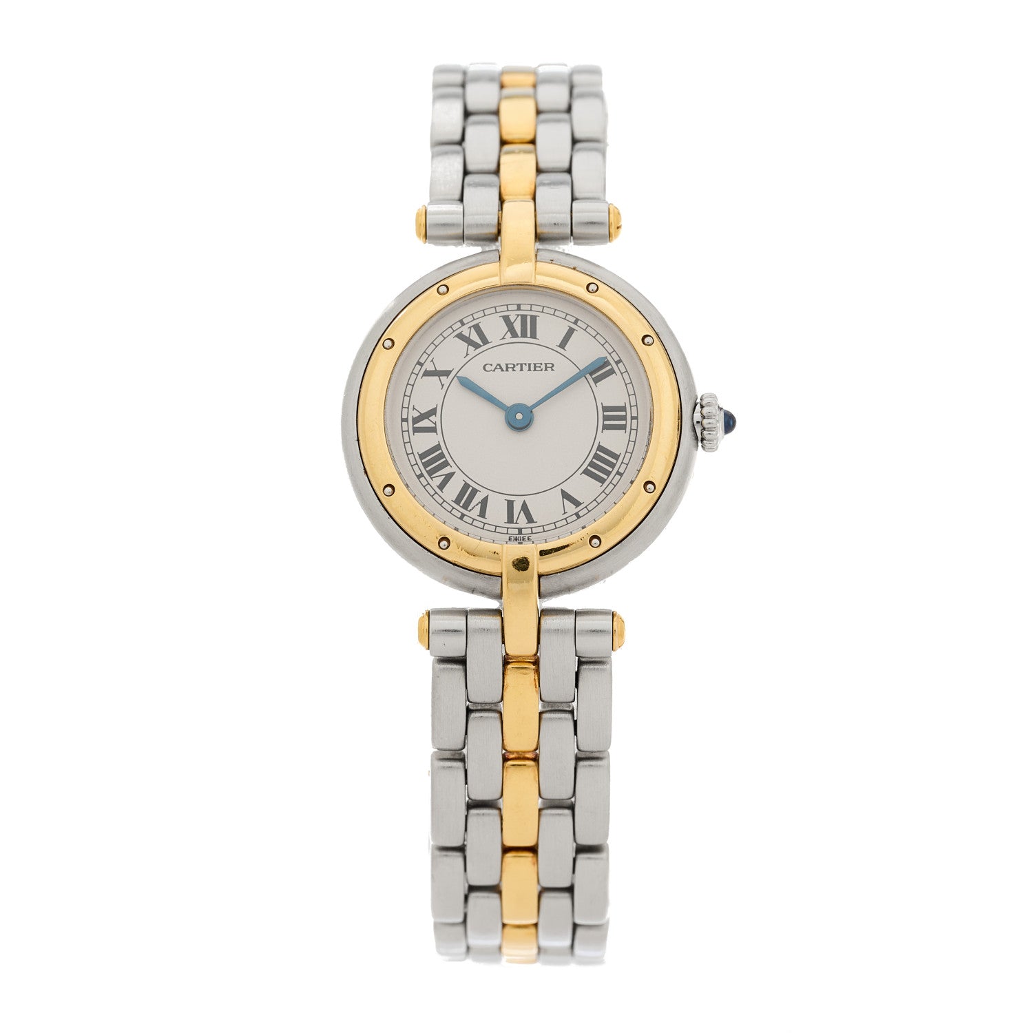 Cartier Stainless Steel 18K Yellow Gold 24mm Panthere Vendome Quartz Watch 1 of 4