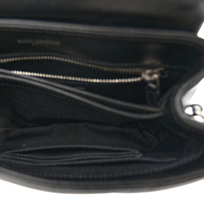 Saint Laurent Calfskin Y Quilted Monogram Toy Loulou Crossbody Bag Black 5 of 12