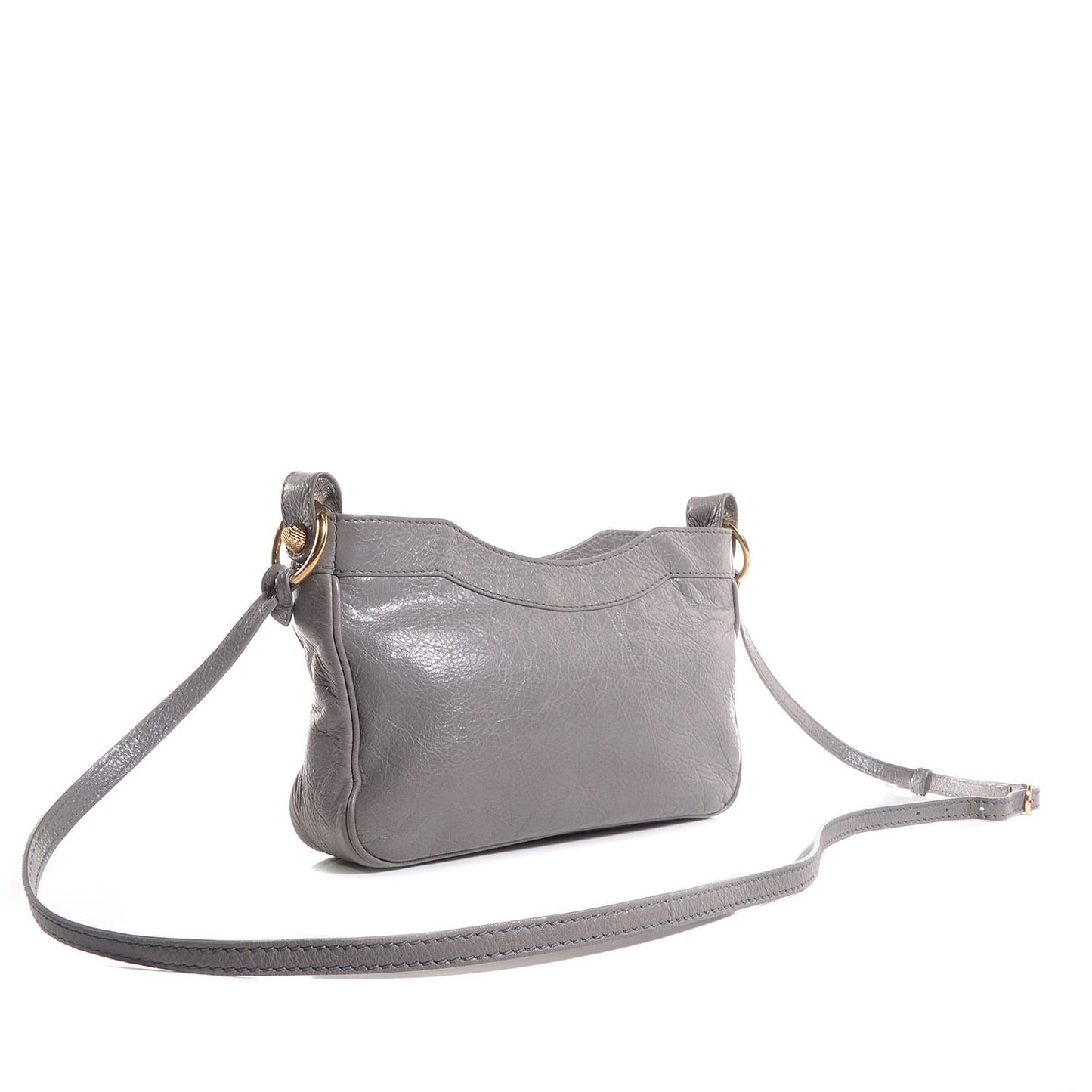 Agneau Giant 12 Gold Hardware Hip Gris Pyrite