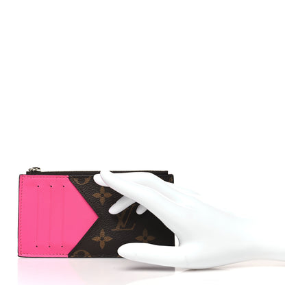 Louis Vuitton Monogram Calfskin Coin Card Holder Rose 2 of 7