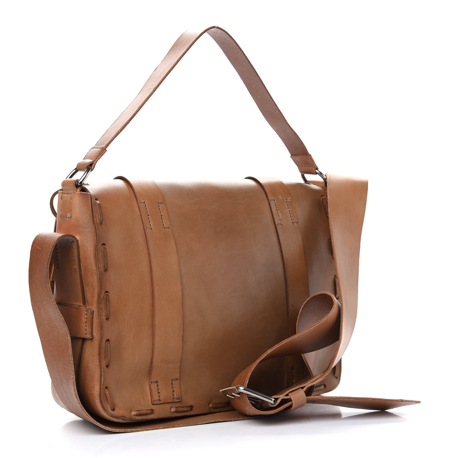 Gucci Calfskin Marmont Mens Messenger Bag Light Brown 3 of 9