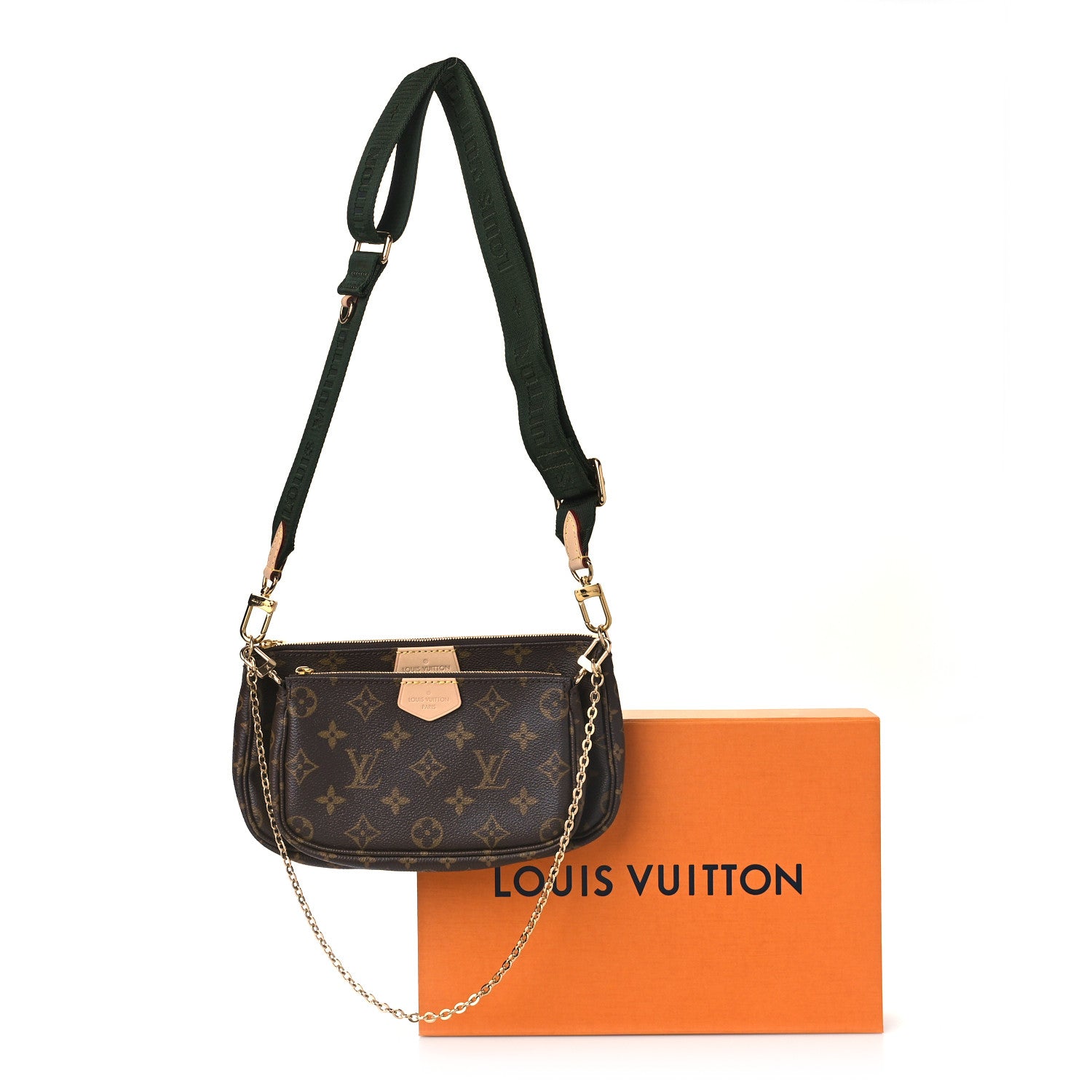 Louis Vuitton Monogram Multi Pochette Accessories Kaki 9 of 9