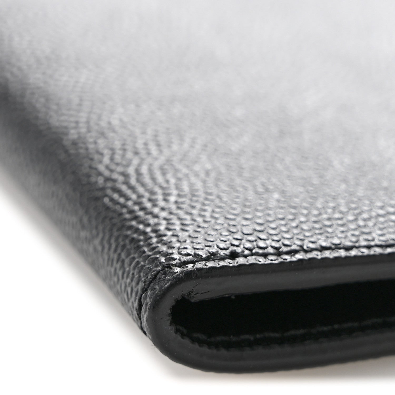 Saint Laurent Grain De Poudre Uptown Pouch Black 8 of 9