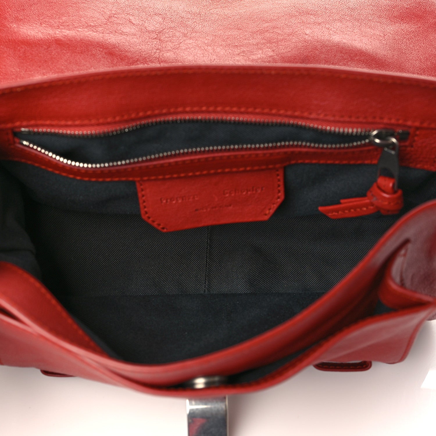 Proenza Schouler Lambskin Tiny PS1 Satchel Mandarin Red 5 of 6