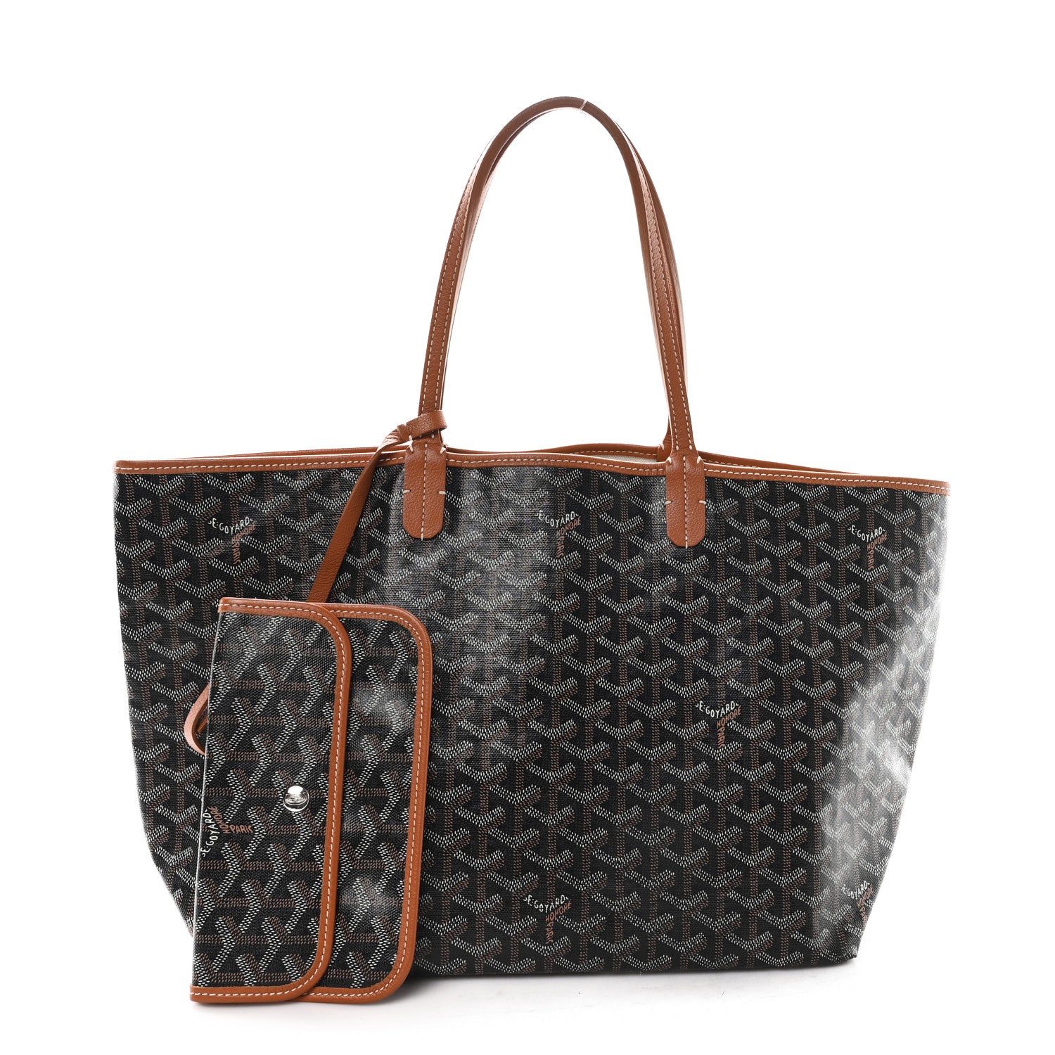 Goyard Goyardine Saint Louis PM Black Gold 1792398 – FASHIONPHILE