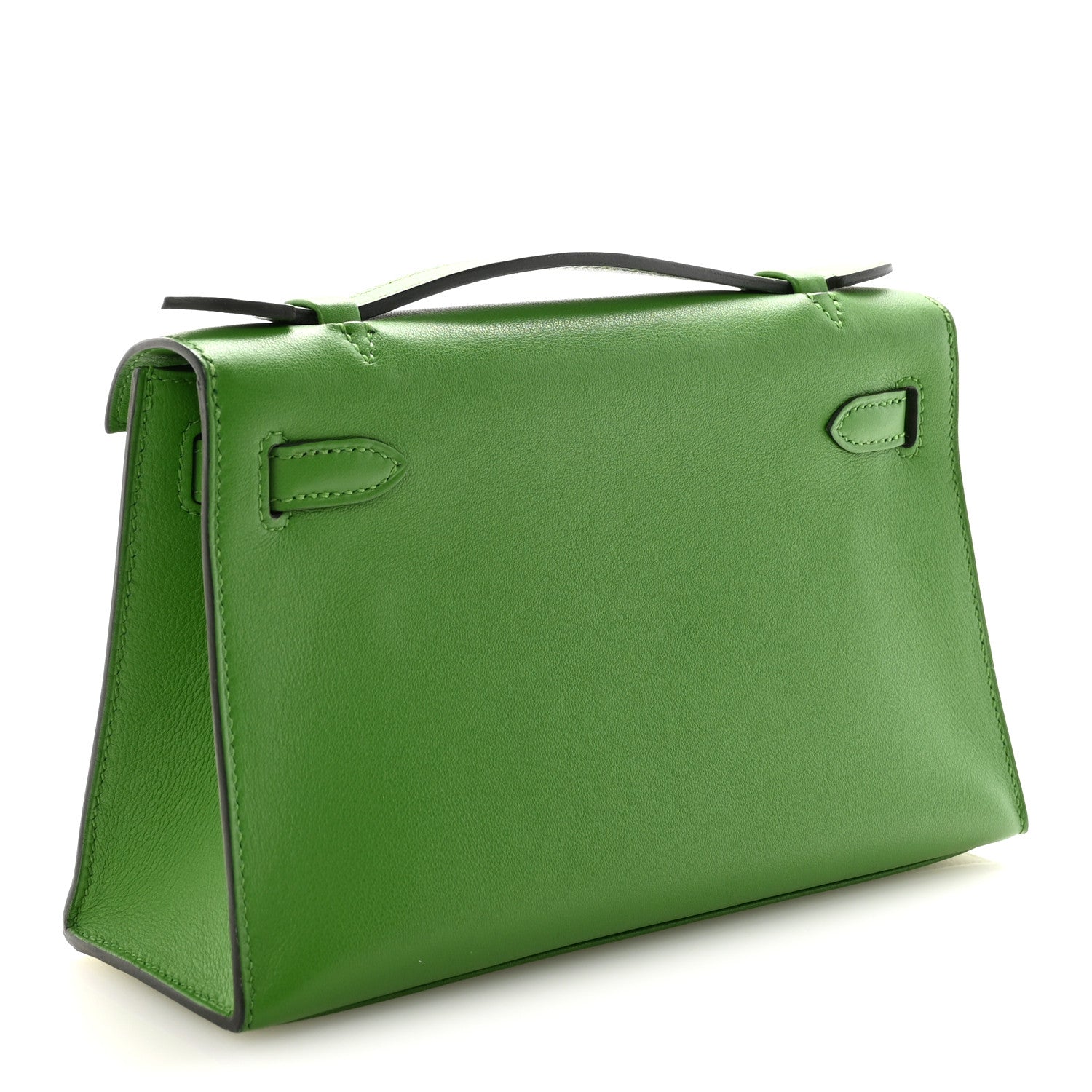 Hermes Swift Kelly Pochette Clutch Vert Yucca 3 of 7