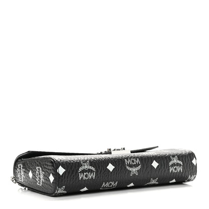 MCM Visetos Monogram Medium Millie Crossbody Bag Black 3 of 8